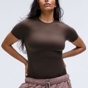 Lululemon Wundermost Ultra-Soft Nulu Hip-Length Crewneck Shirt